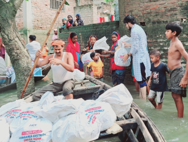 Flood Relief Khagaria Bihar India